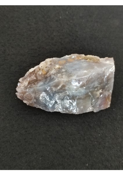 Hakiki Dekoratif 1 Kalite Koleksiyonluk Ham Mavi Kalsedon Doğal Taş P46