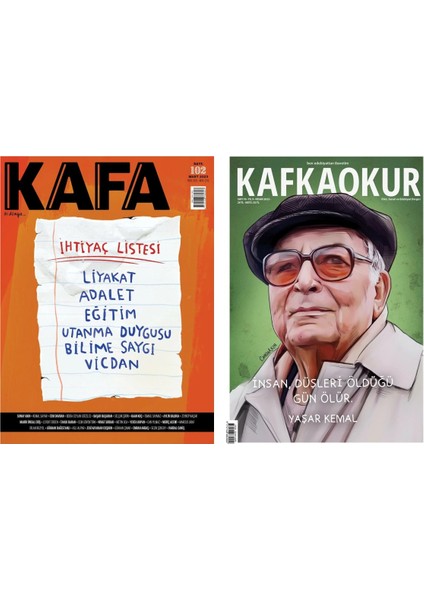 Kafa Dergi - Kafkaokur Dergi 2'li Yıllık Abonelik