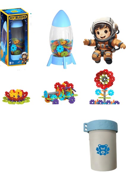 Parçacık Yapı Taşları Yapboz Yaprak Kar Taneleri 50PCS [kare Pencere Renk Kutusu] (Yurt Dışından)