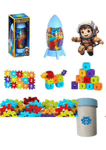 Parçacık Yapı Taşları Bulmaca 3.6cm Kare Yapı Taşları 70PCS [kare Pencere Renk Kutusu] (Yurt Dışından)