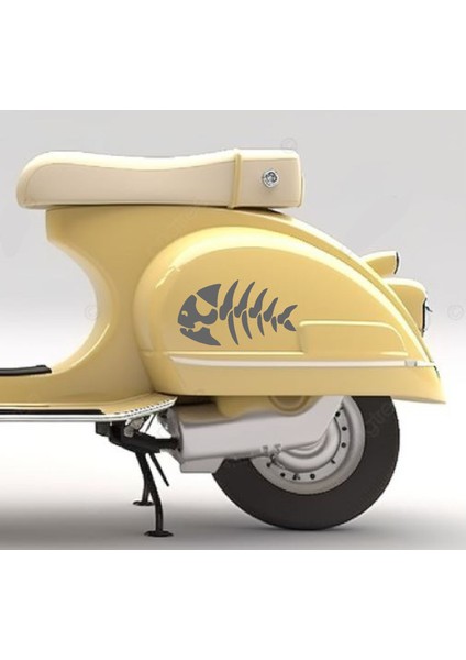 Balık Balıkçı Araba Oto Motosiklet Sticker 00431