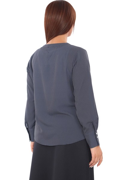 Puantiyeli Büyük Beden Klasik Gömlek fırsatları