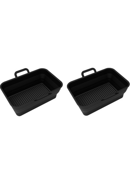 Ninja Çift Hava Fritöz AF400UK ve Kule T17088 Için Silikon Hava Fritöz Gömlekleri, Katlanabilir Silikon Hava Fritöz Sepeti Ekler (Yurt Dışından)