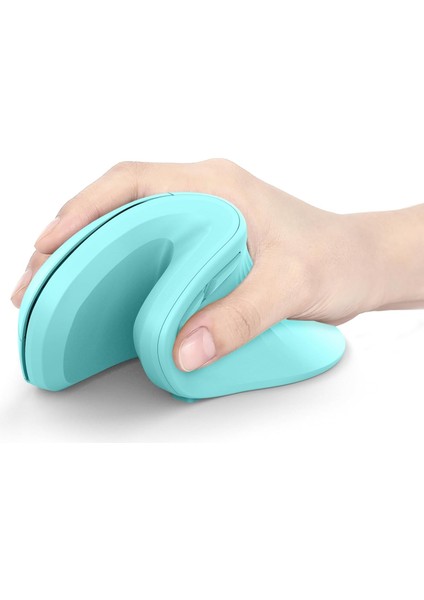 Ergonomik Kablosuz Dikey Mouse, Bluetooth 4.0+Usb - Nane Yeşili