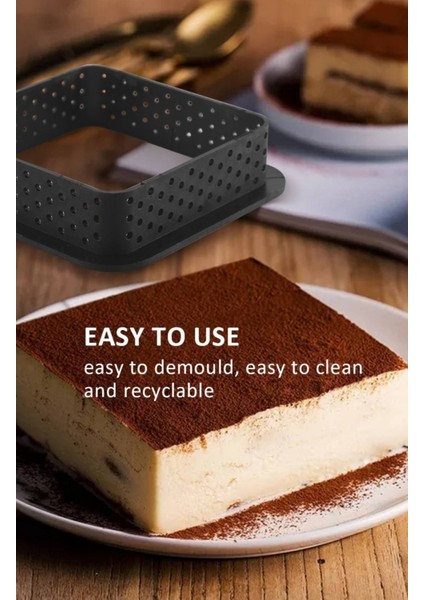 Plastik Kare Tart Kesici 6 Adet modelleri