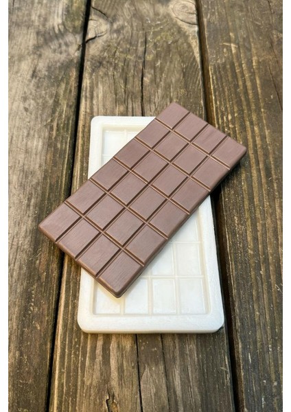Dikdörtgen Tablet Çikolata Silikon Mum Kalıbı