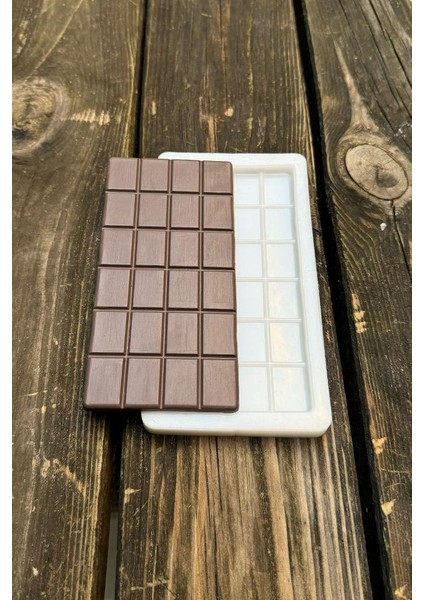 Dikdörtgen Tablet Çikolata Silikon Mum Kalıbı