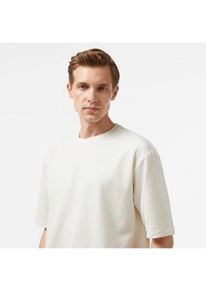Nautıca Erkek Krem Oversize T-Shirt V45007T.1MA fırsatları