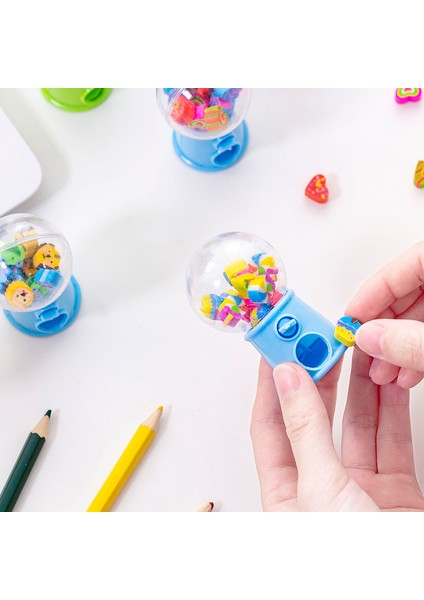 Yaratıcı Mini Meyve Gashapon Silgi Makinesi Silgi Dağıtıcı Çocuklar Sabit Okul Malzemeleri Çocuk Hediye (Yurt Dışından) indirimleri