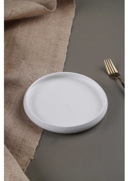 Bianco Perla Porselen Yuvarlak Tabak 4 Adet SCT-21-0222