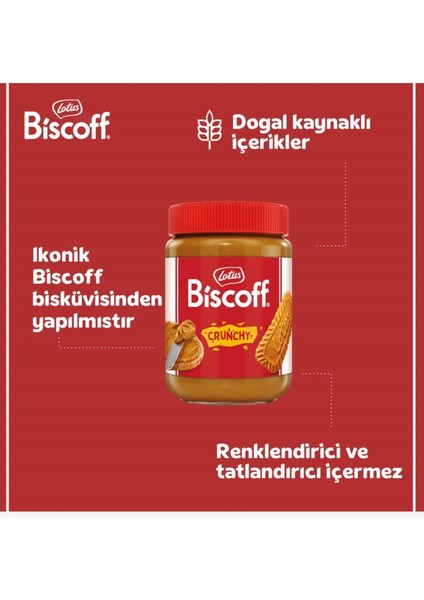 Biscoff Crunchy Spread Bisküvi Kreması 380 gr + Biscoff Karamelize Bisküvi 125 gr