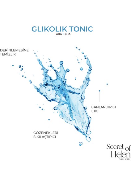 Glikolik Asit Tonik 200 ml |canlandırıcı & | Aha Bha Glycolic Acid