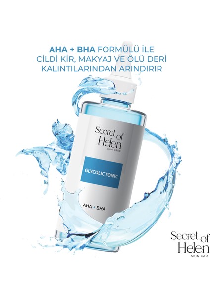 Glikolik Asit Tonik 200 ml |canlandırıcı & | Aha Bha Glycolic Acid