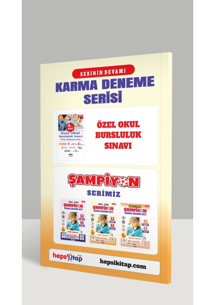 3. Sınıf Karma Deneme Seti BİLSEM Destekli