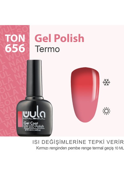 Kalıcı Oje Nailsoul Termo Ton 656 10 ml