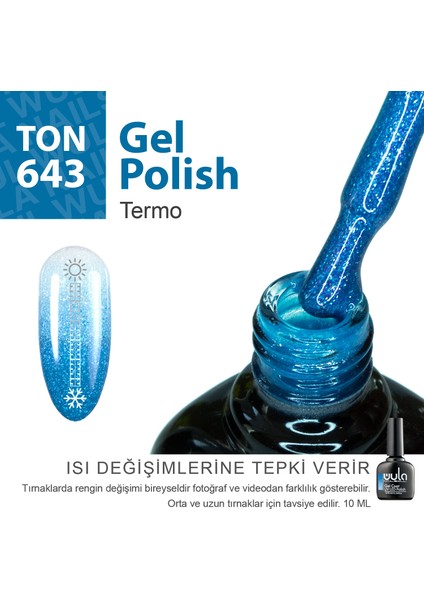 Kalıcı Oje Nailsoul Termo Simli Ton 643 10 ml modelleri