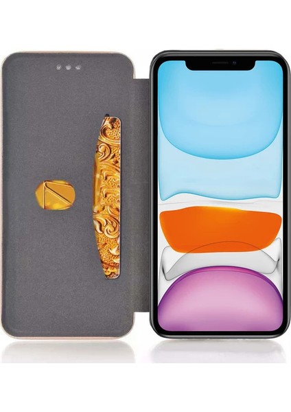 Apple iPhone 11 Pro Uyumlu Kart Cepli Lüx Cüzdan Kılıf