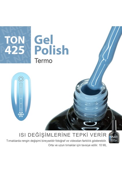 Kalıcı Oje Nailsoul Termo Ton 425 10 ml