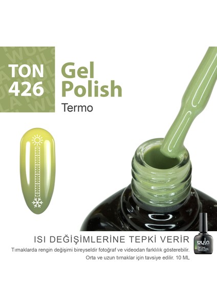 Kalıcı Oje Nailsoul Termo Ton 426 10 ml