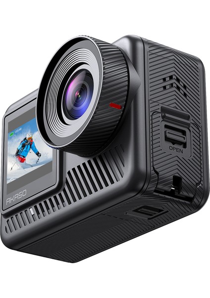 Brave 8 Lite 4K 60FPS Aksiyon Kamera ve Süper Aksesuar Seti (Akaso Türkiye 2 Yıl Garantili)