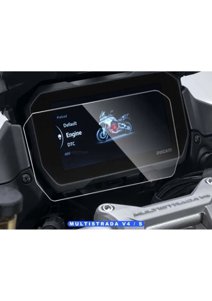 Ducati Multistrada V4 S Dijital Gösterge Uyumlu Nano Ekran Koruyucu 2021 2023