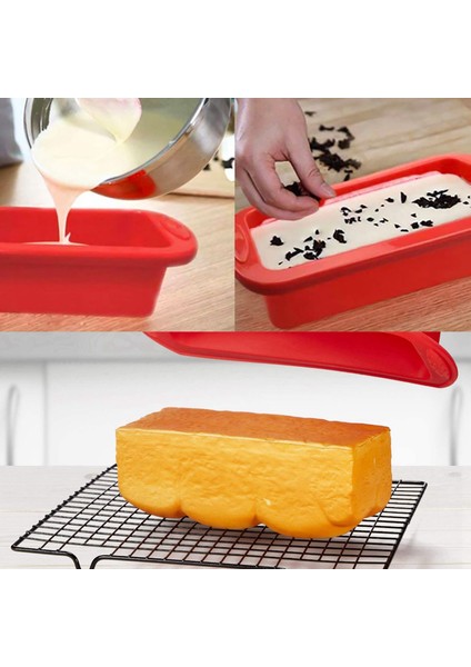 Silikon Somun Teneke Seti 2'li, Pişirme Için Ekmek Tenekeleri, Yapışmaz Fırın Tepsisi, Silikon Ekmek Teneke Seti, Bakeware Kalıpları Tava (Yurt Dışından) indirimleri