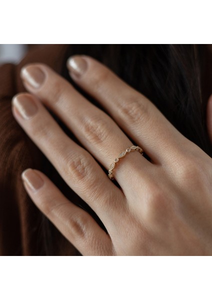 14 Ayar Altın Taşlı Kadın Yüzük fiyatları