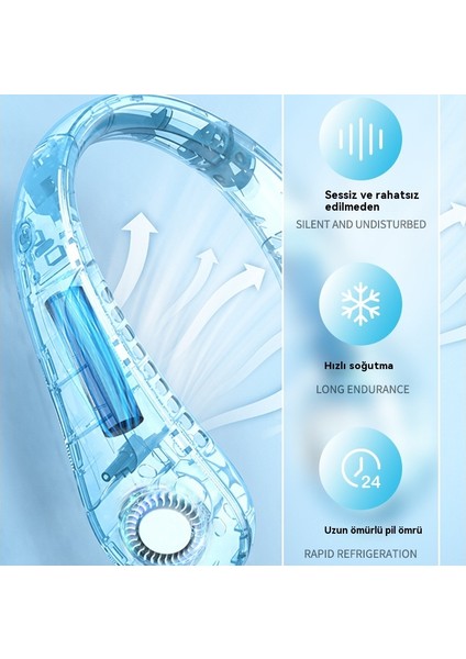Sdfgh Asılı Boyun Fanı, Taşınabilir Şarj Edilebilir, USB Fan, Katlanabilir, Erkekler, Kadınlar, Seyahat ve Dış Mekan Için Uygun (Yurt Dışından)