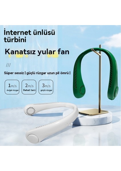 Sdfgh Asılı Boyun Fanı, Taşınabilir Şarj Edilebilir, USB Fan, Katlanabilir, Erkekler, Kadınlar, Seyahat ve Dış Mekan Için Uygun (Yurt Dışından)