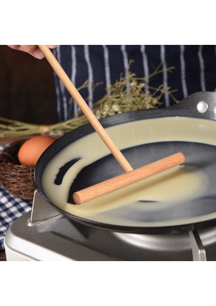 Adet Gözleme Pişirme Gereçleri Ahşap Krep Spatula ve Serpme Seti-Tortilla Tırmık Hamur Yayma Araçları Mutfak Eşyaları (Yurt Dışından)