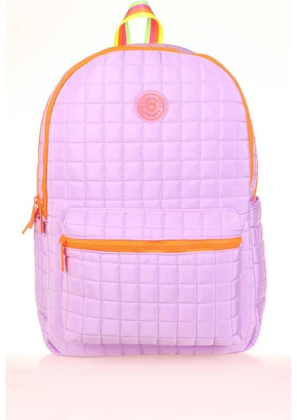 KAUKKO Quilted Okul Sırt Çantası Lila 1752