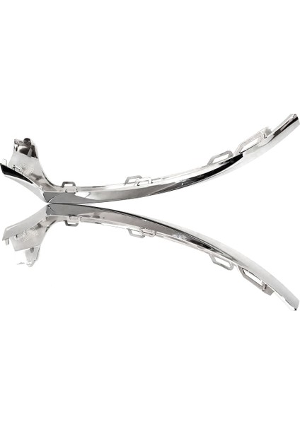 Sol ve Sağ Ön Tampon Altı Spoyler Krom Trim Mercedes C Sınıfı Için W205 C180 C200 A2058851374 A2058851474 (Yurt Dışından)