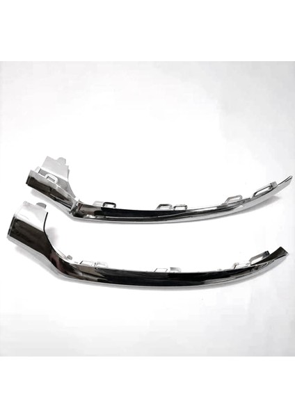Sol ve Sağ Ön Tampon Altı Spoyler Krom Trim Mercedes C Sınıfı Için W205 C180 C200 A2058851374 A2058851474 (Yurt Dışından)