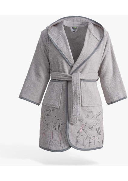 Animals Çocuk Bornoz Gri
