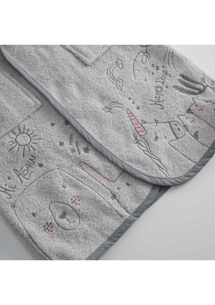 Animals Çocuk Bornoz Gri fırsatları