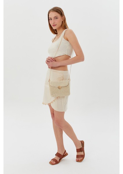 Tokalı Küçük Çanta