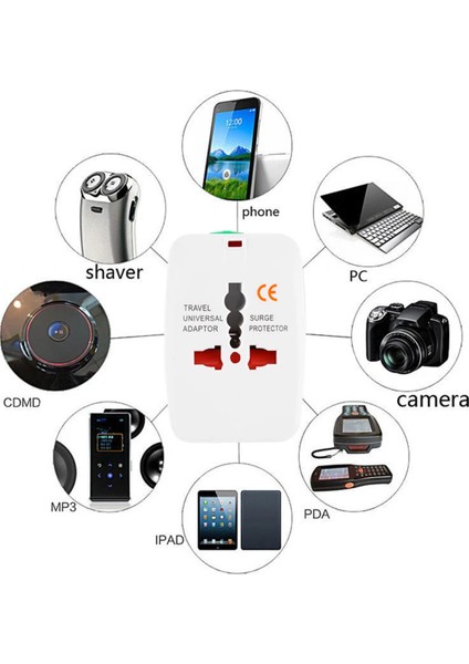 Universal Fiş Piriz Çevirici Adaptör Çoklu Priz Çevirici Adaptor indirimleri