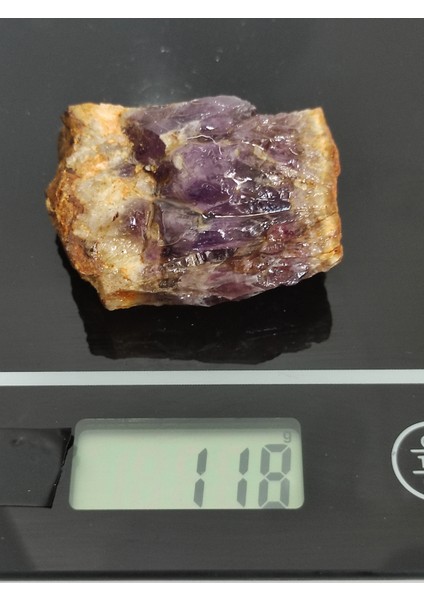 Dekoratif 1. Kalite Ham Uruguay Ametist (Mor Yakut) Kristal P18