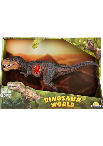 Dinosaur World Sesli Dinozorlar 23 cm 34545 T-Rex