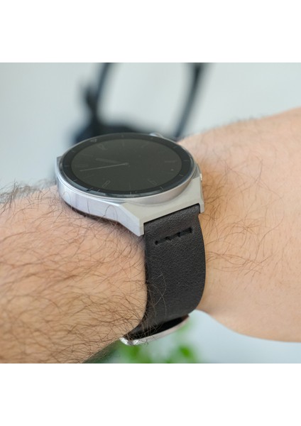 22 mm Tek Kat Deri Saat Kayışı-Siyah fiyatları
