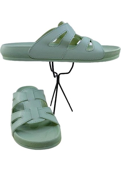 Anatomik Taban Rahat Trend Kadın Terlik YEŞİL