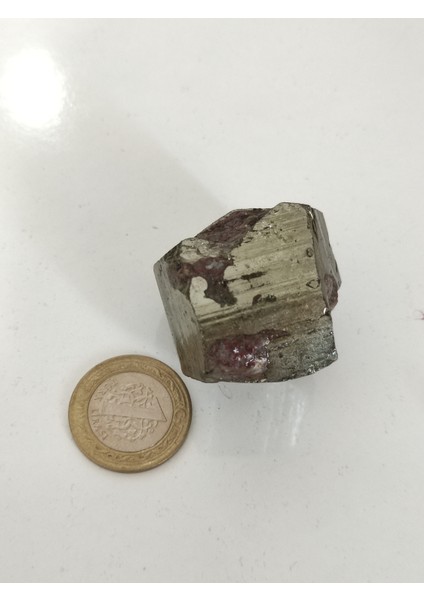 Koleksiyonluk Nadir Bulunan Süper Kaliteli Pirit Kristalleri Doğal P4