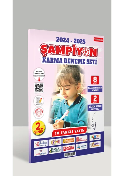 Hepsi Kitap 2. Sınıf Karma Deneme Seti BİLSEM Destekli