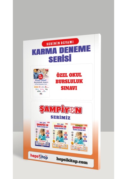 4. Sınıf Tüm Dersler 10'lu Karma Deneme Seti