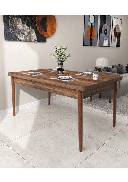 Mutfak Masası Sabit Ceviz 70X110 fırsatları