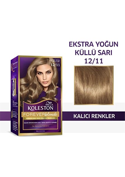 Wella Koleston Saç Boya Set 12/11 Ekstra Yoğun Küllü Sarı