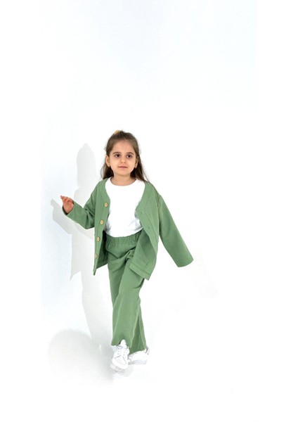 Çocuk Oversize Gabardin Pantalonlu 2 Li Alt Üst Takım fiyatları