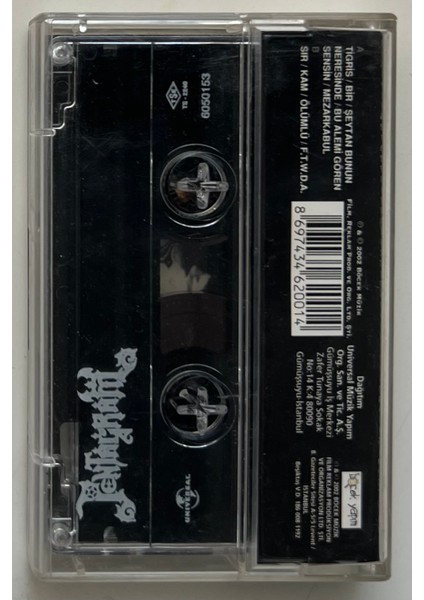 Universal Music Pentagram Bir Kaset (Orjnal Dönem 2002 Böcek Yapım Kaset)