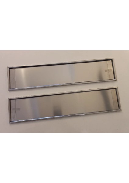 Paslanmaz Metal Plaka Altlığı Krom Plakalık Geçmeli Plaka 1 Adet fiyatları