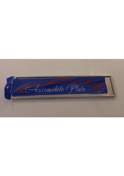 Paslanmaz Metal Plaka Altlığı Krom Plakalık Geçmeli Plaka 1 Adet fırsatları